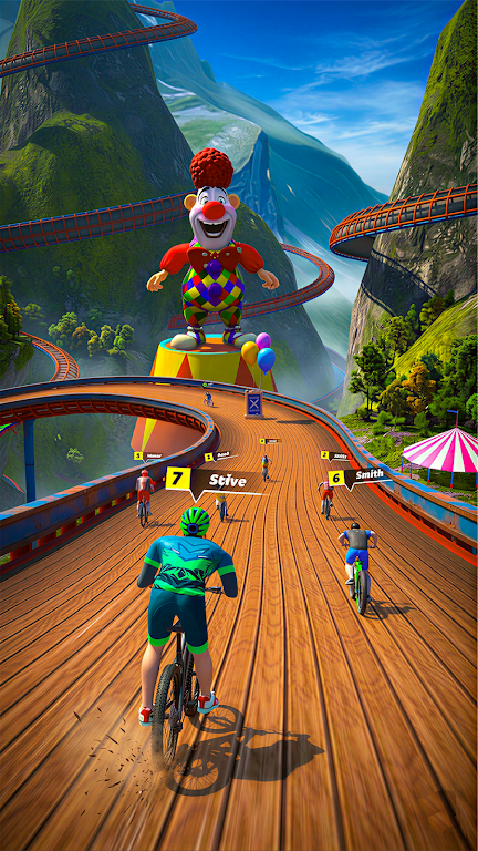 BMX�ٽ�����Downhill Race Extreme BMX Rush1.0.17 ���޾��ٰ����н�ͼ