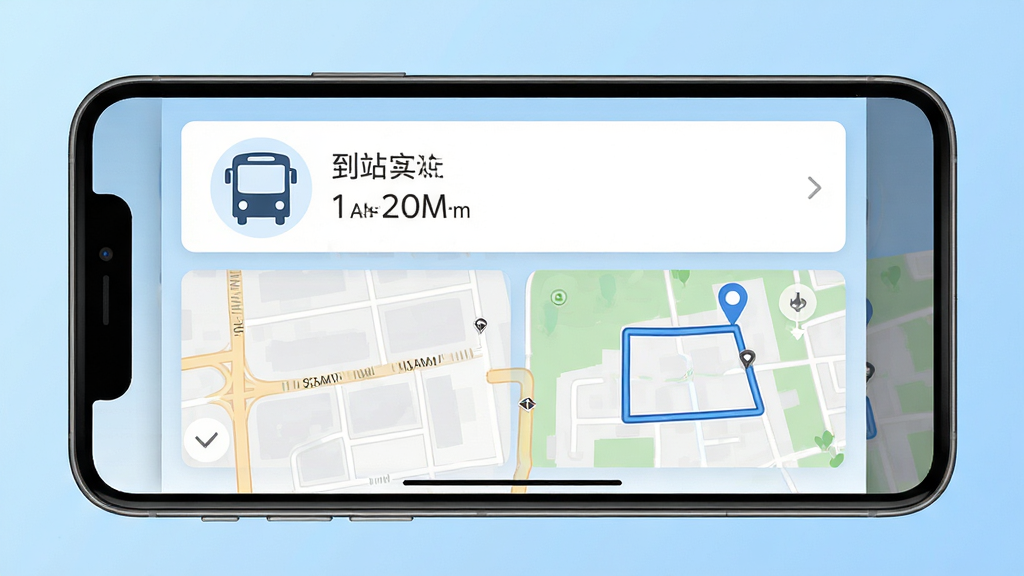 ���Ϲ���APP����չʾ������Ϊ�ֻ���Ļ��ʾʵʱ������ѯҳ�棬����Ϊ���д����ֻ�������Ϊǳ��ɫ���䣬�Ű��࣬���Ϊ��ƽ��UI��ƣ�ϸ�ڰ���������ͼ�ꡢ��վʱ�����֡���ͼ�켣�����ʸ��壬�ɾ����޶���Ԫ��