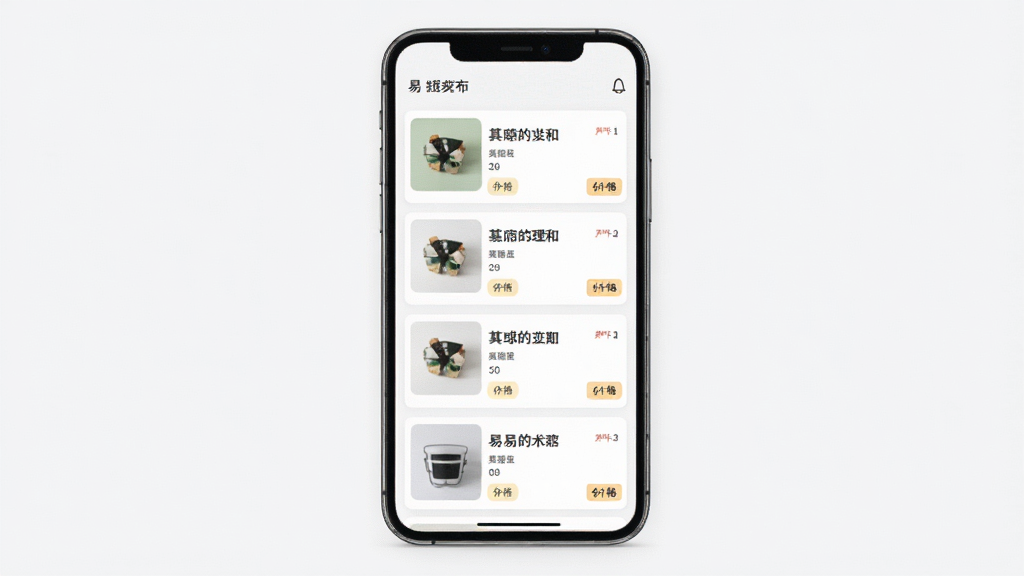 �׷���App��Ʒ�����б����棬����Ϊ�ֻ���Ļչʾ�����Ʒ��Ƭ������Ϊ��ֱ�б����Ű����룬������¼�Լ��ϸ�ڰ�����Ʒ����ͼ�����ơ��۸��ǩ�������������ɾ����޶���Ԫ��