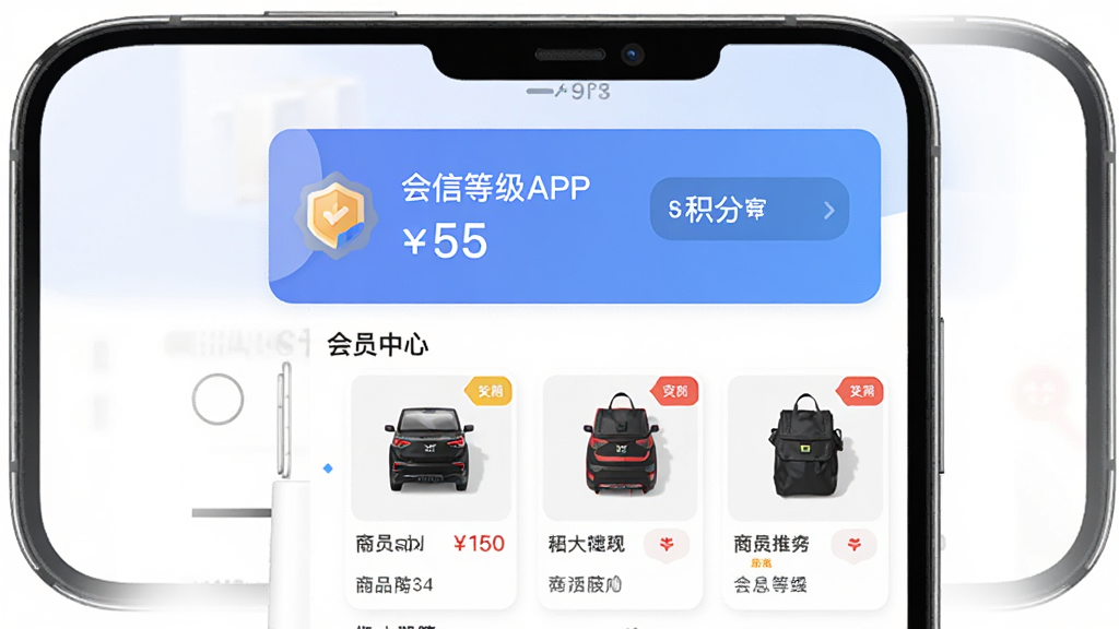 Ϭ����ѡAPP����չʾ������Ϊ�ֻ���Ļ��ʾ��Ա����ҳ�棬����Ϊ������Ա��Ƭ���·���Ʒ�б����Ű�������½ṹ�����Ϊ�ִ���Լ��ƽ����ϸ�ڰ�����Ա�ȼ���ʶ���������֡���Ʒ����ͼ��۸��ǩ�����������ɾ��޶���Ԫ��