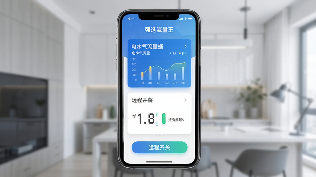 ǿѡ������Ӧ�ý���չʾ���ֻ���Ļ���У���������չʾ��ˮ���������ݿ�Ƭ��Զ�̿��ذ�ť�����ּ�࣬�Ű����룬����ִ��Ƽ��У�ϸ�ڰ���ͼ�������֣����ʸɾ����޶���Ԫ��