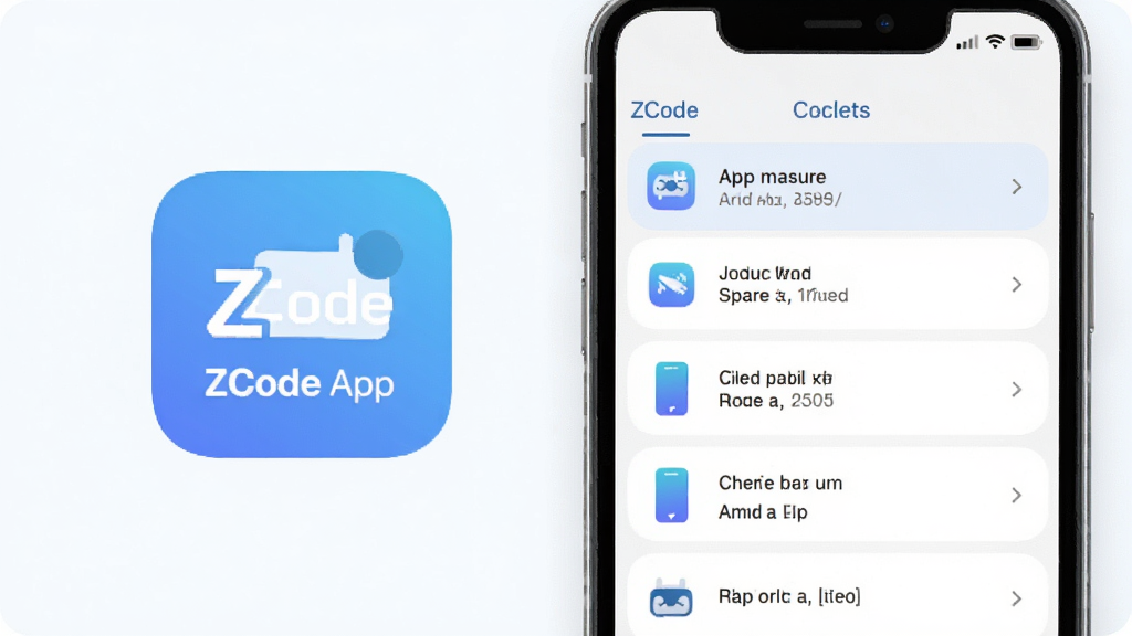 ZCode Զ��App�������棬ͼ���࣬�����ɾ����ֻ���Ļ��ʾ�����豸�б���������¼�Լ�����ʸ��壬�ɾ��޶���Ԫ��
