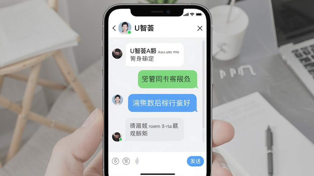 U����App�ڿͷ�������棬����Ϊ�ֻ���Ļ��ʾ�Ի����ڣ������Ϸ�Ϊ�ͷ�ͷ������ƣ��м�Ϊ�������ݣ��·�Ϊ������Ű����룬�������ǳɫ��ϸ�������ֶԻ����ݺͷ��Ͱ�ť�������������ɾ����޶���Ԫ��