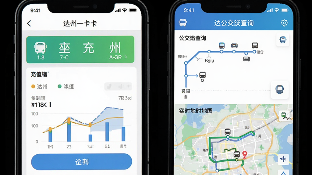 ���������ǡ�����һ��ͨ��app�Ľ����ͼ��ϣ����չʾ��ֵҳ�棬�Ҳ�չʾ������·��ѯ��ʵʱ������ͼ������Ϊ���ҷ��������Ϊ��ƽ��UI��ƣ�ϸ�ڰ���������ͼ�ꡢ����ͼ���͵�ͼ·�������ʸ��壬�ɾ����޶���Ԫ�ء�