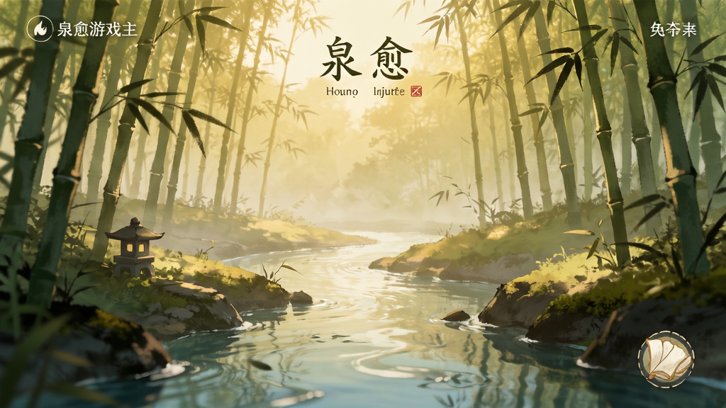 Ȫ����Ϸ�����棬���Ź�������Ϫ��������ůɫ����͹��ߣ��ŷ�UI���ּ�࣬����ɾ��޶���Ԫ�أ����廭�ʣ��廭���