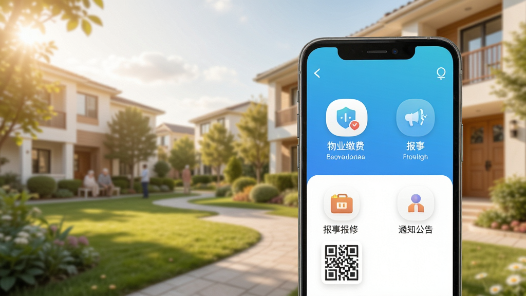 ������APP������չʾ���ֻ���Ļ����ʾ��ҵ�ɷѡ����±��ޡ�֪ͨ����ȹ���ͼ�꣬����Ϊ��ܰ�������������ִ���Լ��񣬻���ɾ����������廭�ʣ��޶���Ԫ��