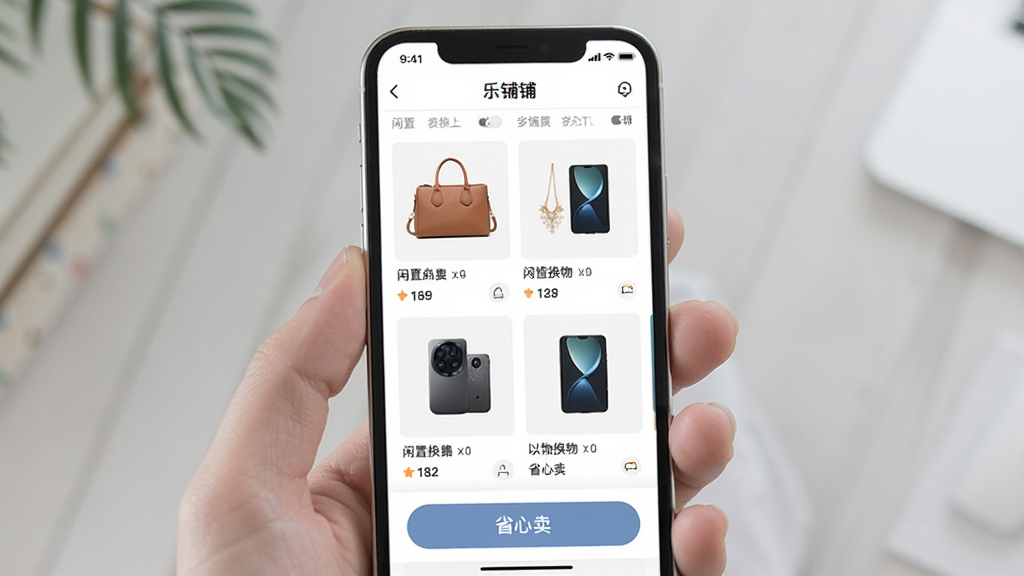 ����APP����չʾ������Ϊ�ֻ���Ļ����ʾ������Ʒ�б������ﻻ����ڣ����ֲ��þ���ƽ���Ű棬���Ϊ���¼�Լ�ִ��磬ϸ�ڰ��������Ʒ�������Ʒ����ͼ�롰ʡ��������ť�������������ɾ����޶���Ԫ��