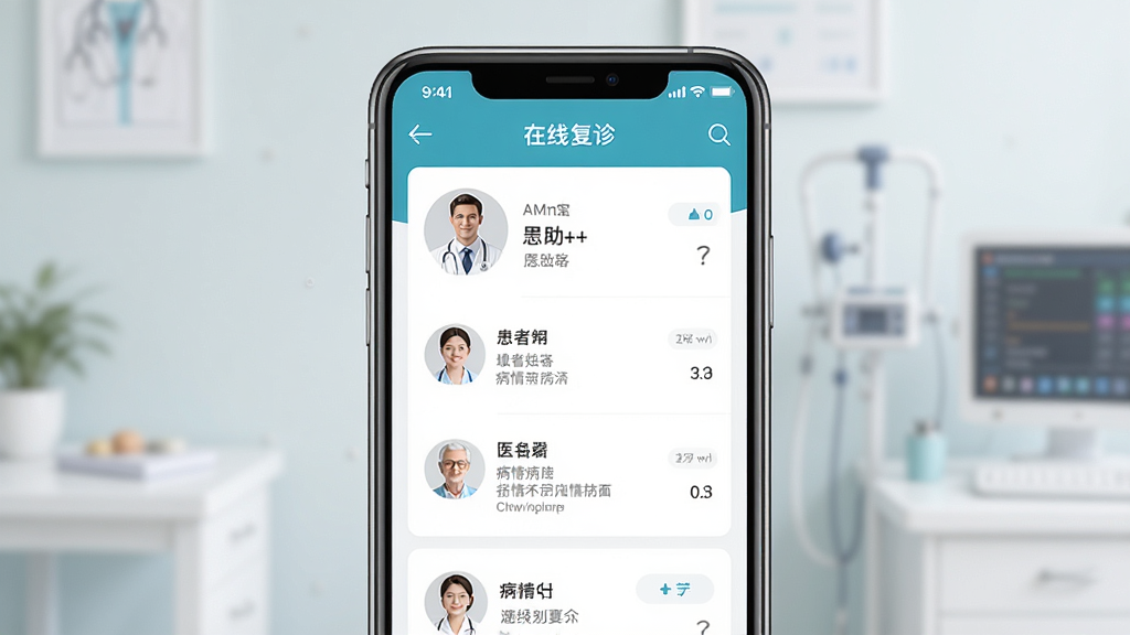 ҽ����ҽ����App����չʾ������Ϊ�ֻ���Ļ��ʾ���߸����б�������Ϊ�����ֻ�ģ�ͣ��Ű��࣬����ִ�ҽ�ƣ�ϸ�ڰ���ҽ��ͷ�񡢻�������������ժҪ�����������ɾ��޶���Ԫ��