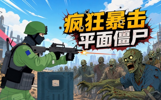疯狂暴击平面僵尸 游戏画面 像素末日公路 安卓版