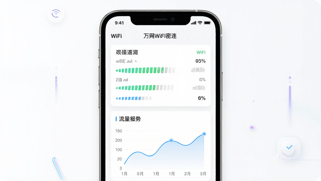 ����WiFi���������������չʾ������Ϊ�ֻ���Ļ��ʾWiFi�ź��б�������ͳ��ͼ�������־��У��Ű��࣬����ִ��Ƽ��У�ϸ�ڰ����ź�ǿ�������������ߣ����������ɾ��޶���Ԫ��