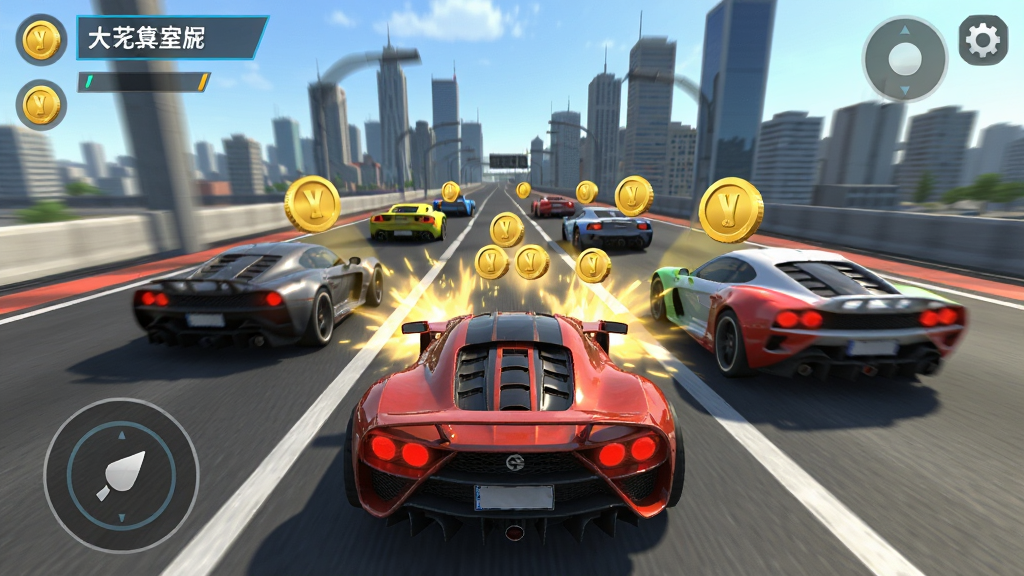 Traffic Racer Pro ��Ϸ����ռ����棬�����ڸ��ٹ�·�Ͻ����볬Խ���������������Ч��ʾ�����б�������ϷUI���棬���廭�ʣ��ɾ��޶���Ԫ��