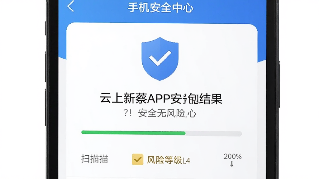 �ֻ���ȫ���Ľ�����ʾ�����²�APP��װ��ɨ����Ϊ��ȫ�޷��գ�����Ϊ����ͼ�����ɫ�Թ�������˵�����Ű���У����Ϊ��ȫ����࣬ϸ�ڰ���ɨ��������ͷ��յȼ���ʶ�������������ɾ����޶���Ԫ��