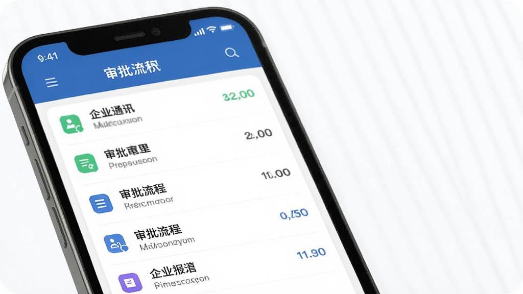 �������ƽ̨�ƶ��˽��棬����Ϊ�ֻ���Ļչʾ��ҵͨѶ¼���������̣�����Ϊ���½ṹ���Ű��࣬����ִ�����ϸ�ڰ���ͼ��������б������������ɾ��޶���Ԫ��