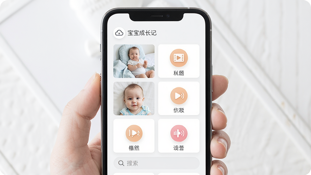 �����ɳ���ȫý���¼���棬����Ϊ�ֻ���Ļ��ʾ��Ƭ����Ƶ������ͼ�꣬����Ϊ�������У��Ű����򣬷���ִ���Լ��ϸ�ڰ����Ʊ���ͼ�ꡢ�����򣬻��ʸ��壬�ɾ����޶���Ԫ��