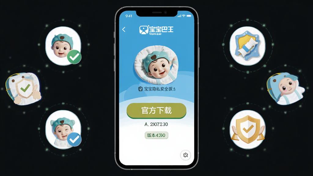 ������˽��ȫAPP����ҳ��ʾ��ͼ������Ϊ�ֻ���Ļ��ʾ�ٷ����ذ�ť������Ϊ�����ֻ�ģ�ͼ���Χ��ȫ��֤ͼ�꣬�Ű�ɾ������Ϊ��ƽ�Ƽ��磬ϸ�ڰ���������ʿlogo�Ͱ汾�ű�ǩ�����������޶���Ԫ��