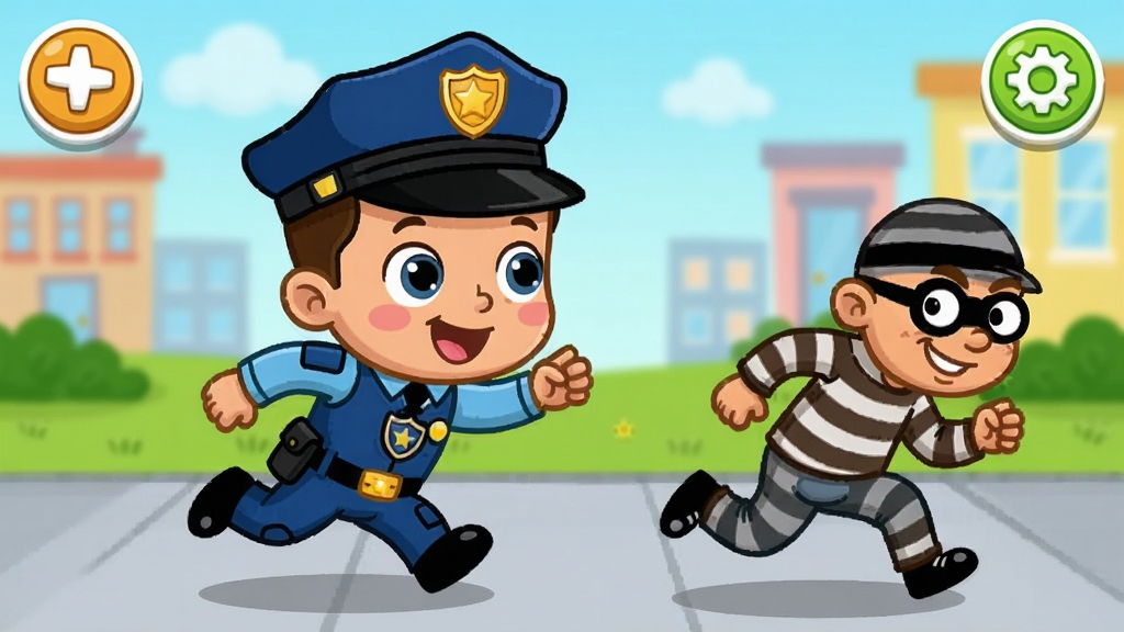 ����С������Ϸ���棬��ͨ�����ɫ��׷��С͵��ɫ�����ޣ�����ɾ����ʺ϶�ͯ�����廭��