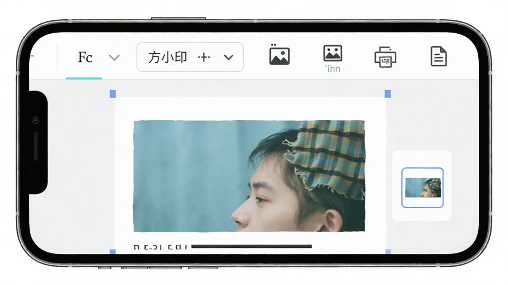 ��СӡAppͼ�ı༭���棬����Ϊ�ֻ���Ļ��ʾͼ�Ļ��ű༭ҳ�棬����Ϊ���½ṹ�Ϸ��������·��༭�����Ű������������Ϊ�ִ���ƽ����ƣ�ϸ�ڰ�������ѡ��ť��ͼƬ����ͼ�ꡢ��ӡԤ������ͼ�����ʸ��壬�ɾ����޶���Ԫ��
