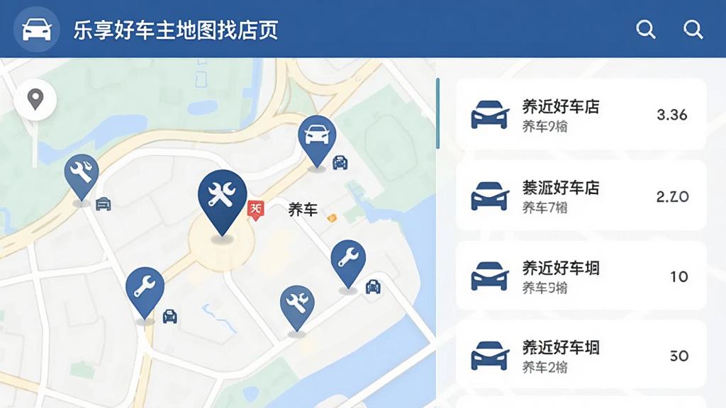 �����ó�����ͼ�ҵ�ҳ�棬�����Ե�ͼΪ��չʾ���������ŵ��ǣ�������ͼ���б����Ű�ֱ�ۣ�����Լ����ϸ�ڰ��������Ͱ���ͼ�꣬�����������ɾ����޶���Ԫ��