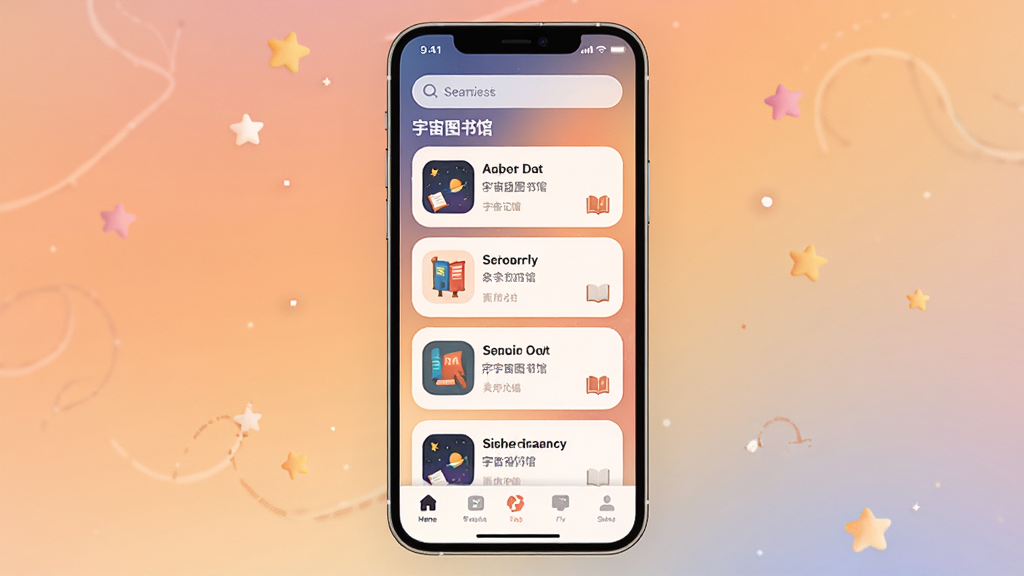 ����ͼ���Ӧ�������棬����Ϊ�ֻ���Ļչʾ���������¼�б�������Ϊ���½ṹ�����������в���Ƭʽ��¼���ײ����������Ű��������������ů���գ�ϸ�ڰ�����ͽ��䱳����Բ�ǿ�Ƭ��Сͼ���׺�����ʸ���ɾ��޶���Ԫ�أ����������֡�����ͼ��ݡ�