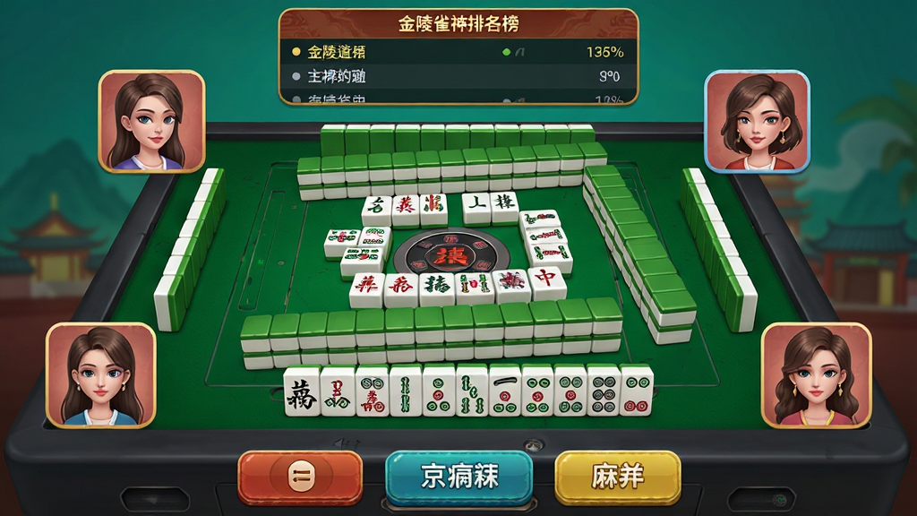 �����Ͼ��齫��Ϸ�����棬�����齫�����֣���λ���ͷ���ƣ�����������������ʾ����ȸ�����а񣬵ײ�������ť�������ˬ���죬���ʸ��壬�ɾ��޶���Ԫ��