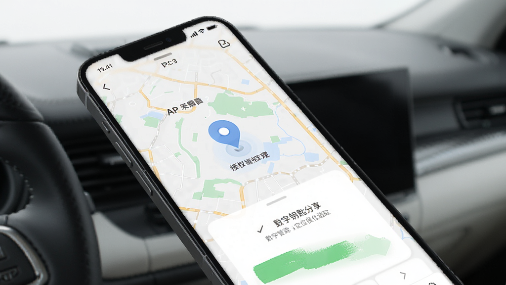 ����ָ�ӹ�APP����Կ�׷����붨λ׷�ٽ��棬�ֻ�չʾ��ͼ��λ����Ȩ����ҳ�棬�ִ���Լ��������������޶���Ԫ��