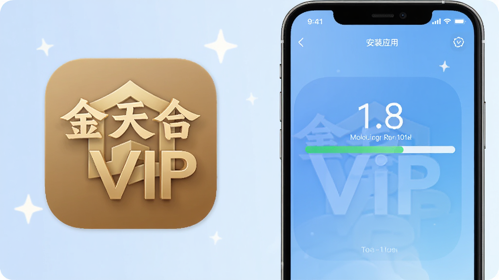 �������VIPӦ��ͼ�����ֻ���װ�������չʾ���ֻ���Ļ��ʾ��װ������������Ϊ����ɫ���䣬���������������廭��