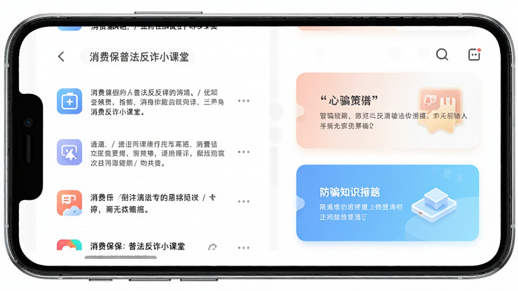 ���ѱ�app�շ���թС���ý��棬�ֻ���Ļ����ʾ�����б��ͷ�ƭ֪ʶ��Ƭ������Ϊ�ֻ����棬���־��У��Ű������������������ϸ�ڰ���ͼ������ֿ�Ƭ�����ʸɾ��޶���Ԫ��