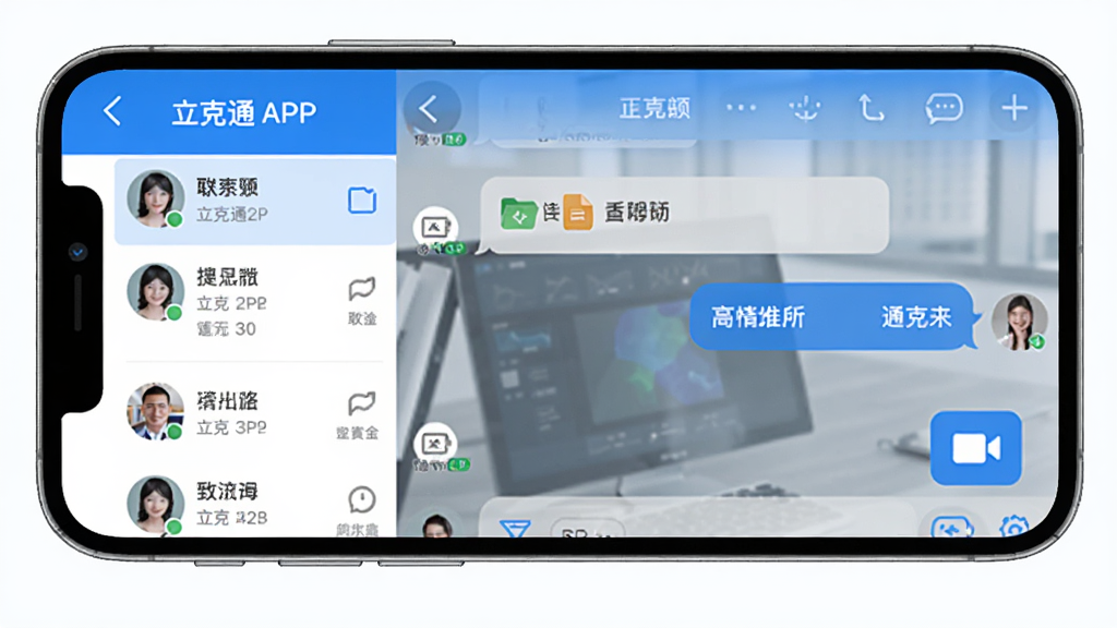 չʾ����ͨAPP�ļ�ʱͨѶ���棬��Ļ����Ϊ����Ի��������ʾ��ϵ���б����Ҳ�Ϊ�Ի����ݣ������ļ���������Ƶ����ͼ�꣬��������������ɫ��Ϊ��ɫ���ɫ������ɾ����࣬�޶���Ԫ�أ����廭��