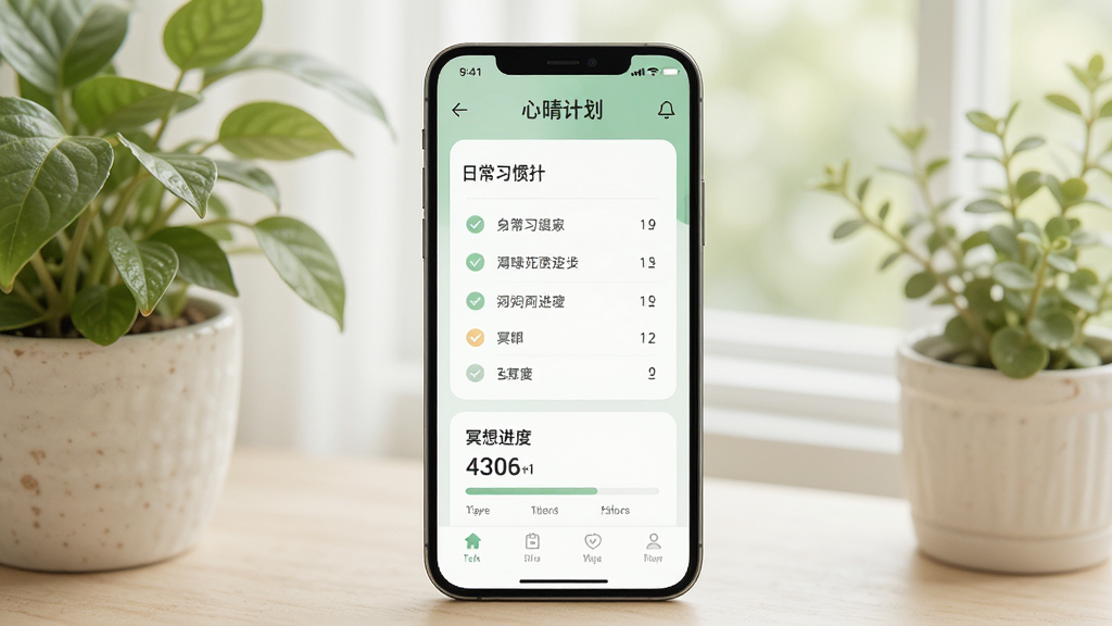 ����ƻ�Ӧ�ý���չʾ������Ϊ�ֻ���Ļ��ʾ�ճ�ϰ�ߴ��б���ڤ����ȣ����־��У��Ű��࣬���������Ȼ��ϸ�ڰ�����ɫֲ��Ԫ�غ����ɫ�������ʸ��壬�ɾ����޶���Ԫ��