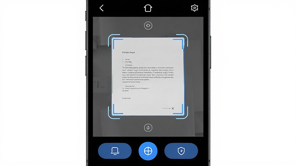 ɨ������������ ��������չʾ������Ϊ�ֻ���Ļ��ʾ�ĵ�ɨ����棬���־��У��Ű�����������Լ�Ƽ��У�ϸ�ڰ���ɨ����ĵ���Եʶ���ߡ����ܰ�ť�����ʸ��壬�ɾ����޶���Ԫ��