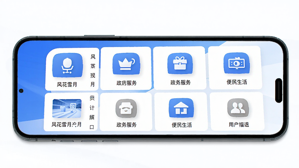 �绨ѩ�º�APP������չʾ���ֻ���Ļ�г���������Ѷ��������񡢱�������ȶ������ģ��ͼ�꣬������������ɫ���ɫΪ��ɫ��������ִ���񣬸߻��ʣ��ɾ����޶���Ԫ��