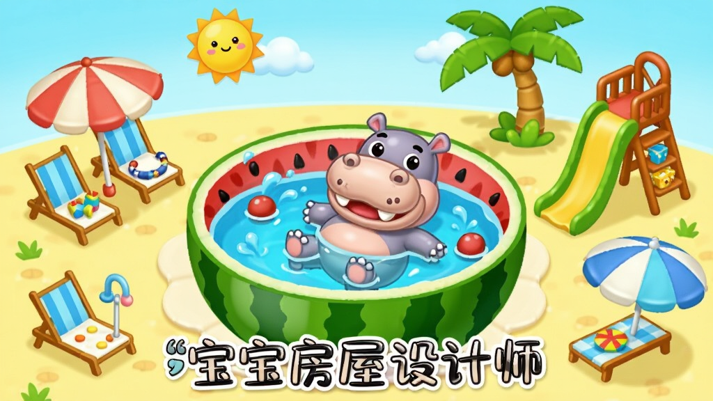 һ��Q�濨ͨ���Ĳ廭����汦���������ʦ��Ϸ�еĺ�����������Ӿ�س���������������һ���޴�İ����������ɵ�Ӿ�أ����������������棬��Χ��ɳ̲�Ρ����ݺ�����ɡ������ΪӾ�ؾ��У�װ��Ʒ�������ܣ����Ϊ����������ͯȤʮ�㣬ϸ�ڰ���ˮ����̫����Ҭ�����ȣ������������ɾ����޶���Ԫ�أ������д������š������������ʦ������