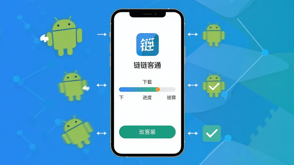 ����ͨAPP���ذ�װ����ʾ��ͼ������Ϊ�ֻ���Ļ��ʾ���ؽ������밲װ��ť������Ϊ���������У��Ű�����ֱ�ۣ����Ϊ��Լ��ƽ����ϸ�ڰ�����׿������ͼ�ꡢ����ͨlogo����ѡȷ�Ϸ��ţ����ʸ��壬�ɾ����޶���Ԫ��