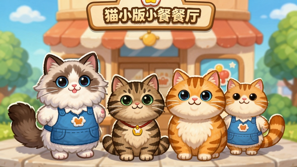 ��������ٷ����棬è��Ա���Ŷ�վ�ڲ����ſڣ���żè����è����è����ͨ�����������ɫ�ʣ���Ϸ����ͼ