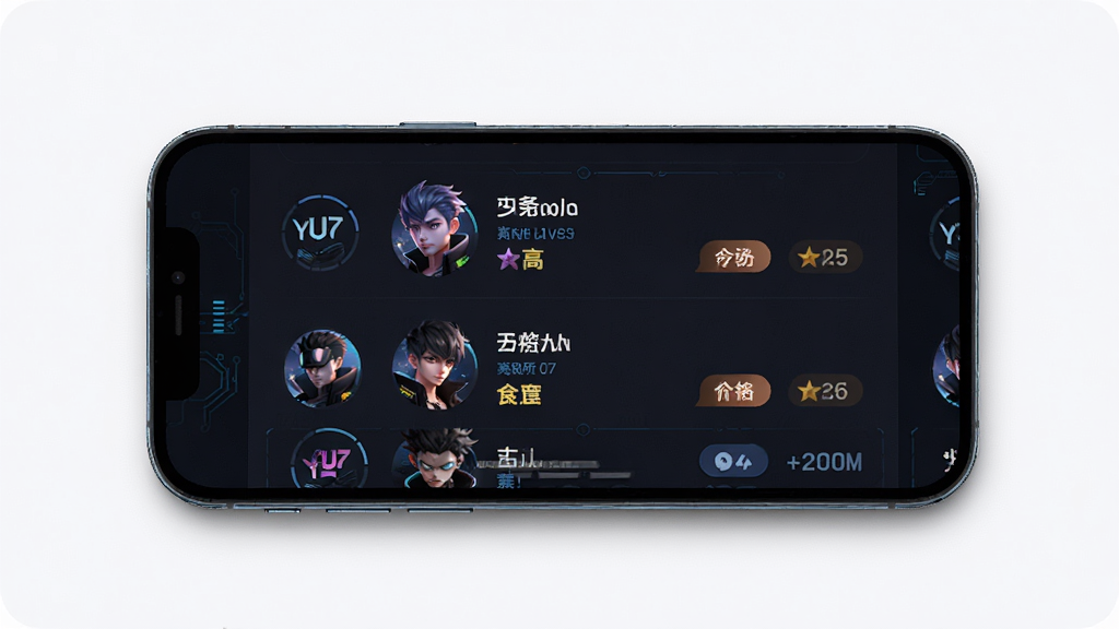 YU7�羺����ƽ̨����չʾ������Ϊ�ֻ���Ļ��ʾ��Ϸ�����б������־��У��Ű����������Ƽ��У�ϸ�ڰ���ͷ�񡢶�λ���۸��ǩ�����ʸ��壬�ɾ����޶���Ԫ��