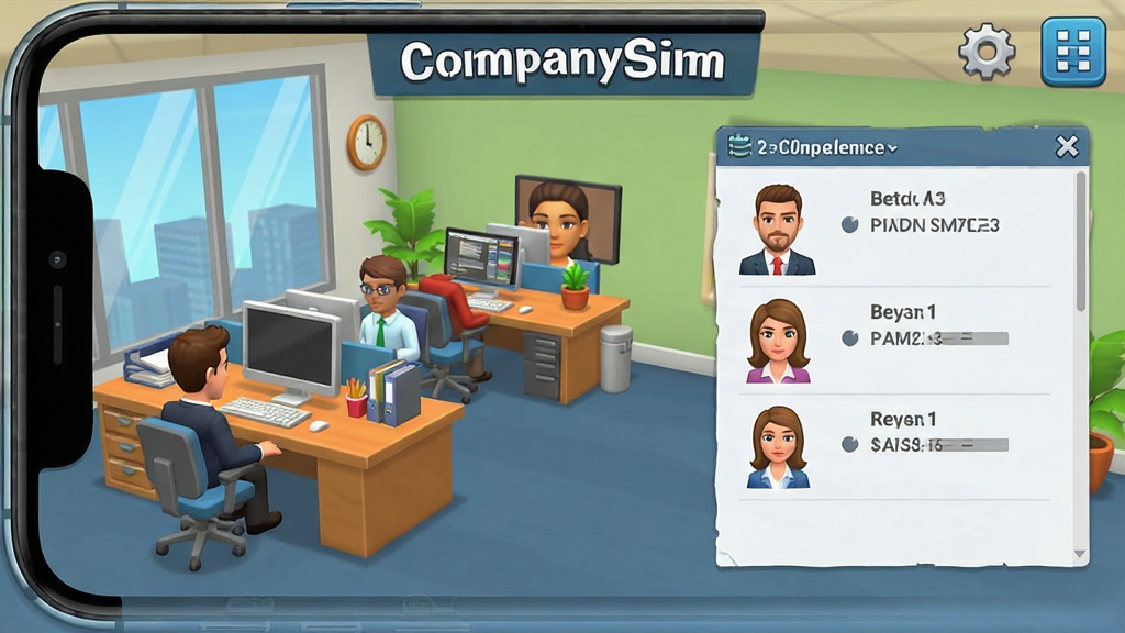 ��������� CompanySim ��Ϸ���� �칫���� Ա������ ģ�⾭Ӫ ���� ��ͼ �������� ɫ������ �޶���Ԫ��