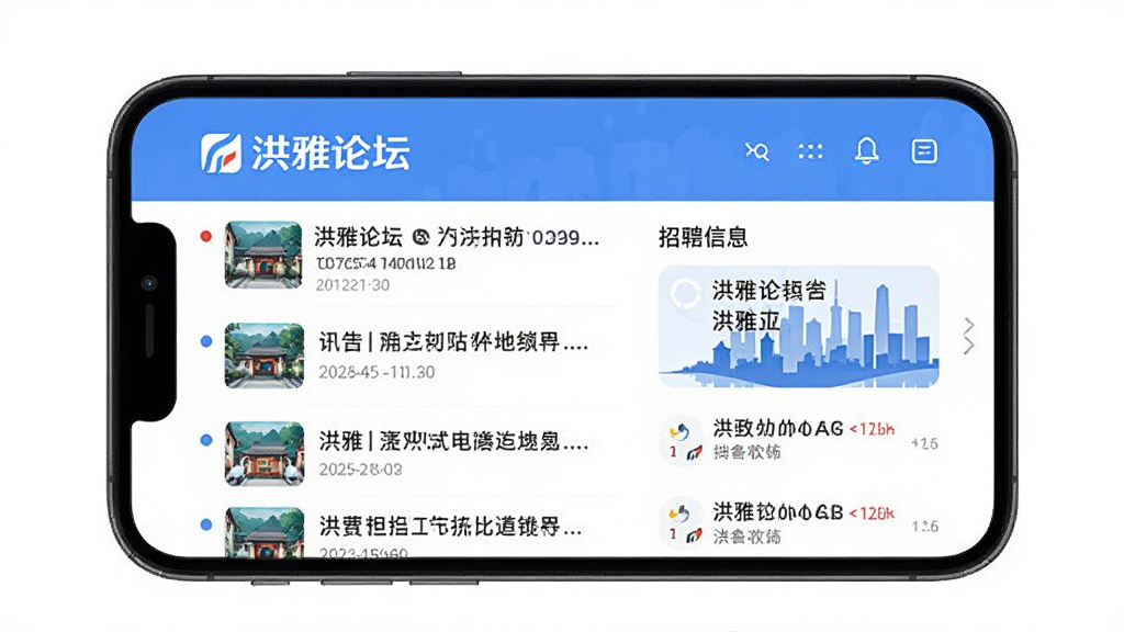 ������̳APP����չʾ���ֻ���Ļ����ʾ������Ѷ�б�����Ƹ��Ϣ��飬����Ϊһ�������ֻ������־��У��Ű�������������ִ���ƽ����ϸ�ڰ���������̳��־�ͳ��м�ӰԪ�أ����ʸ��壬�ɾ����޶���Ԫ��