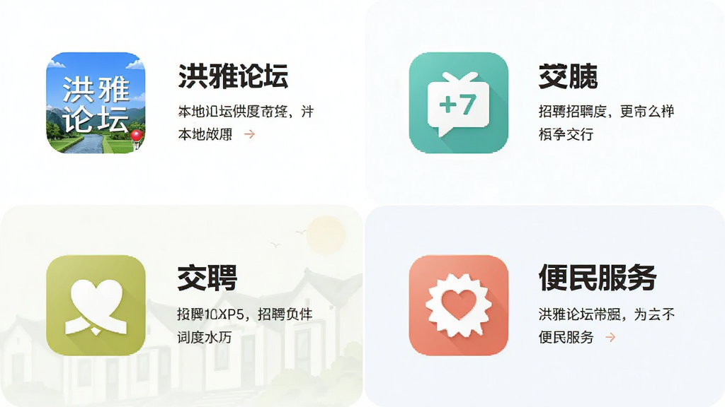������̳APP����չʾͼ�������Ϊ�ĸ�ģ��ֱ�չʾ��Ѷ����Ƹ�����ѡ��������ͼ�꣬����Ϊ�ֻ�Ӧ�ý��棬����Ϊ�������У��Ű����룬������¼�Լ��ϸ�ڰ���������̳�����ͱ��ػ�Ԫ�أ������������ɾ����޶���Ԫ��