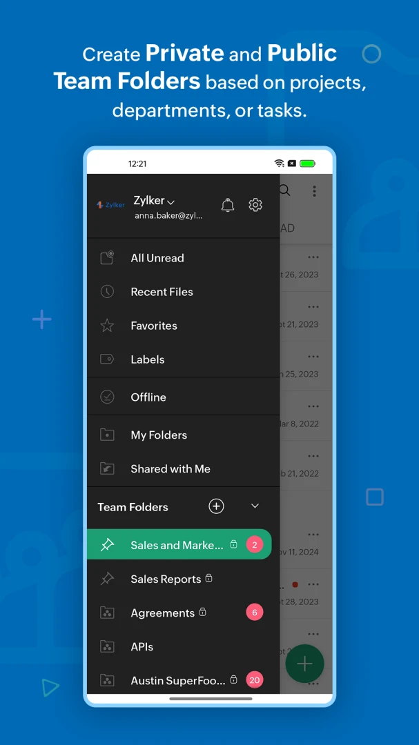 Zoho WorkDrive3.0.20 ��׿�����н�ͼ