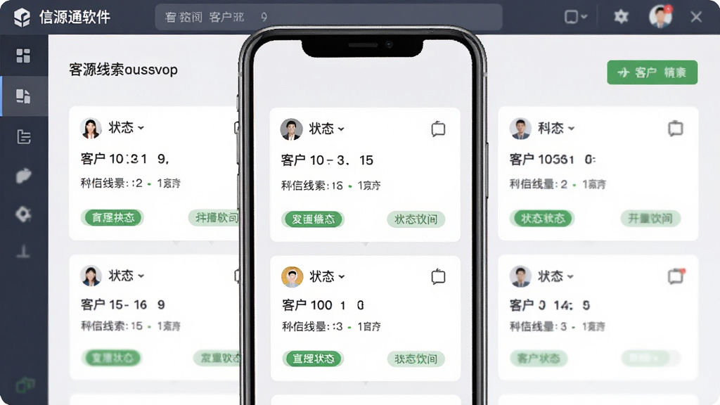 ��Դͨ���������ͼ��չʾ�ͻ���������ҳ�棬����Ϊ�ֻ���Ļ�������������Ű����룬����Լ����ϸ�ڰ����ͻ���Ϣ��Ƭ��״̬��ǩ�����ʸ��壬�ɾ����޶���Ԫ��