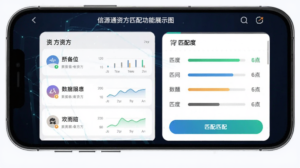 ��Դͨ�ʷ�ƥ�书��չʾͼ������Ϊ�ֻ����棬�������ҷ������Ű�չʾ�ʷ��б���ƥ��ȣ����Ƽ��У�ϸ�ڰ�������ͼ����ƥ�䰴ť�������������ɾ����޶���Ԫ��