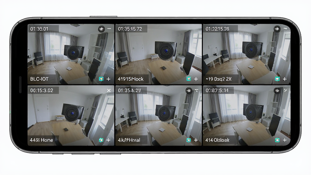 BLC-IOT Ӧ�ý���չʾ���ֻ���Ļ����ʾ�������ͷʵʱ��ػ��棬����Ϊ����������Ű����������Ϊ�ִ���Լ�Ƽ��磬ϸ�ڰ������廭�ʡ�ʱ���������ͷ���ƣ������������ɾ����޶���Ԫ��