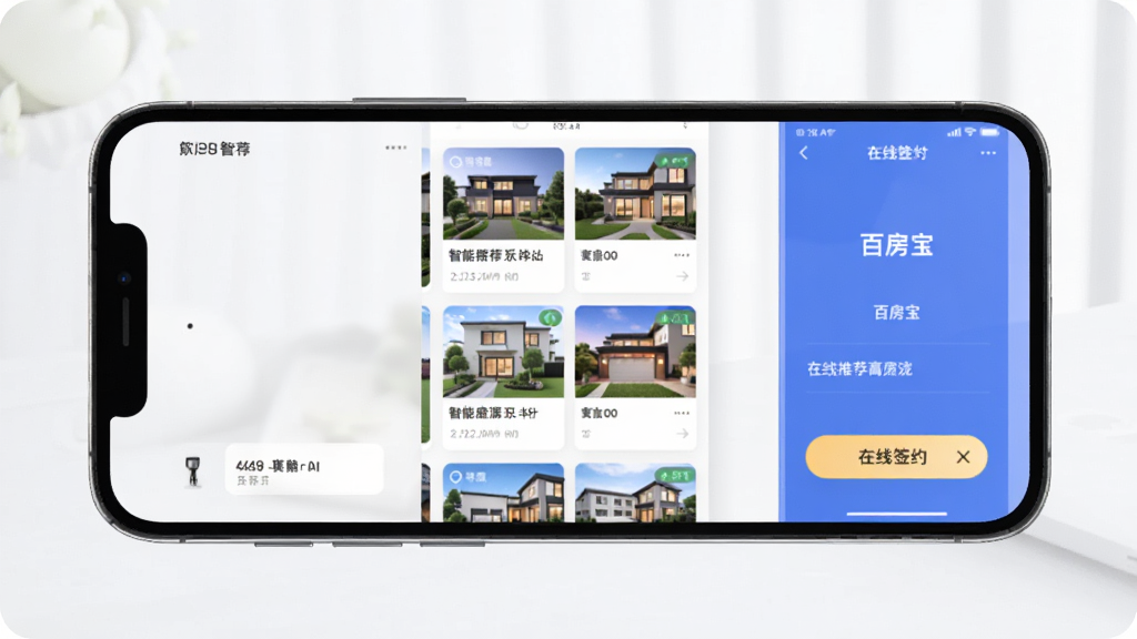 �ٷ���Ӧ�ý����ͼ��չʾ�����Ƽ���Դ�б�������ǩԼ��ť���ֻ���Ļ���У��������ɾ����ִ���񣬸߻���