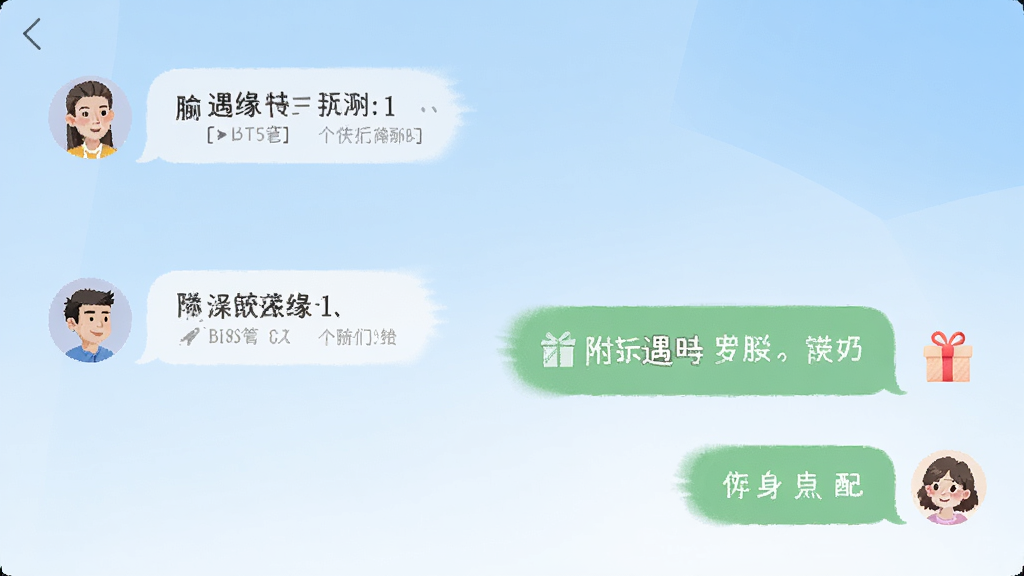 ������ԵAPP������棬�����û����ڶԻ�����Ļ����ʾ�������ݺ�����ͼ�꣬����Ϊǳ��ɫ���䣬�����ܰ�Ѻã�����ɾ����࣬������UIչʾͼ