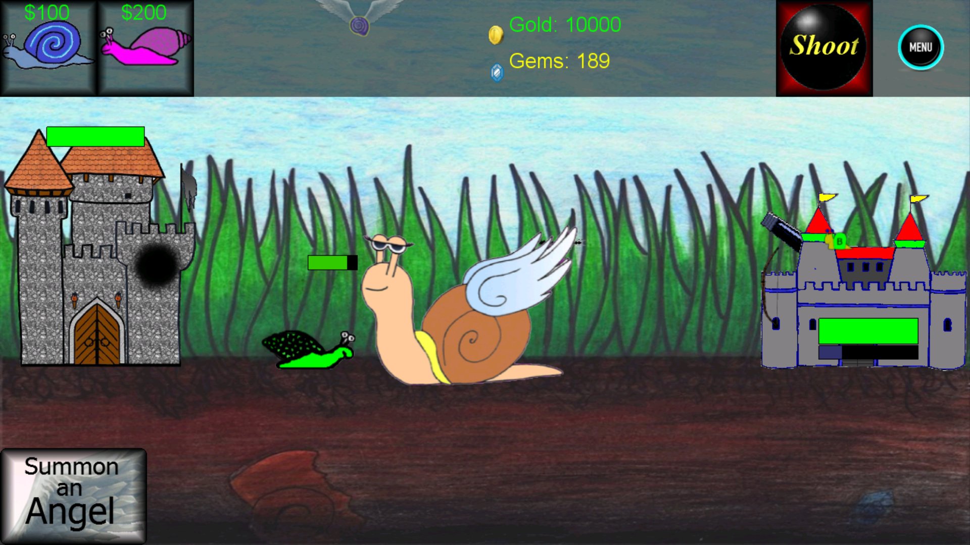 Snail Wars 蜗牛大战 游戏对战画面 安卓版