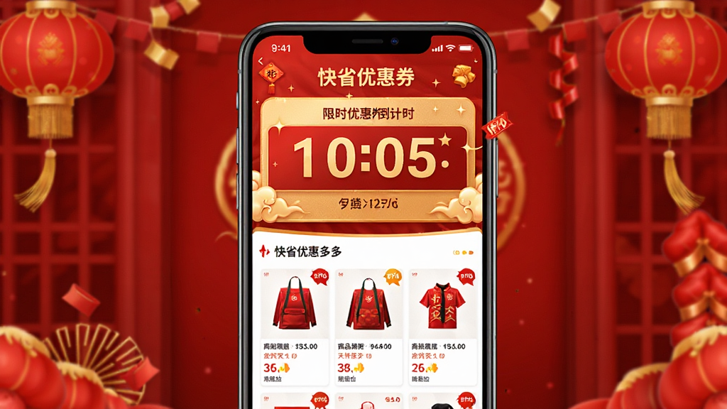 ��ʡ�Żݶ���ٻҳ�棬����Ϊ�ֻ�������չʾ��ʱ�Ż�ȯ����ʱ����Ʒ�б�������Ϊ���·ֲ�ṹ���Ű�������򣬷��Ϊ���մ���ϲ��磬ϸ�ڰ�����ɫ��ɫ��ɫ������ʱ���֡��ۿ۱�ǩ�����������ɾ�������Ԫ��