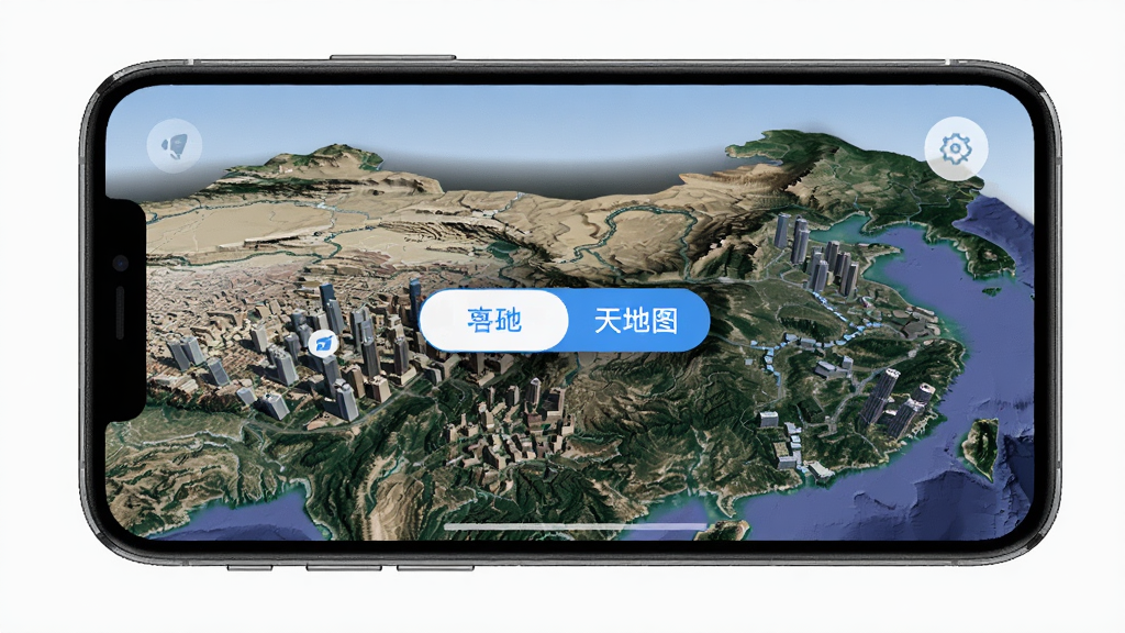 ��ά��ͼ�����������棬�ֻ���Ļ��ʾ�ߵµ�ͼ�����ͼ����ͼ���л���ť������Ϊ������ɽ����3D���Σ�����ɾ����࣬�����������޶���Ԫ�أ����дʵ���Ű����
