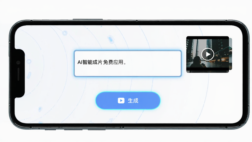 �ֻ���ĻչʾAI���ܳ�Ƭ���Ӧ�ý��棬����Ϊ�������������ɰ�ť�����־��У��Ű��࣬���Ϊ�Ƽ��б�ƽ����ϸ�ڰ�������߿����ƵԤ������ͼ�����ʸ��壬�ɾ����޶���Ԫ��