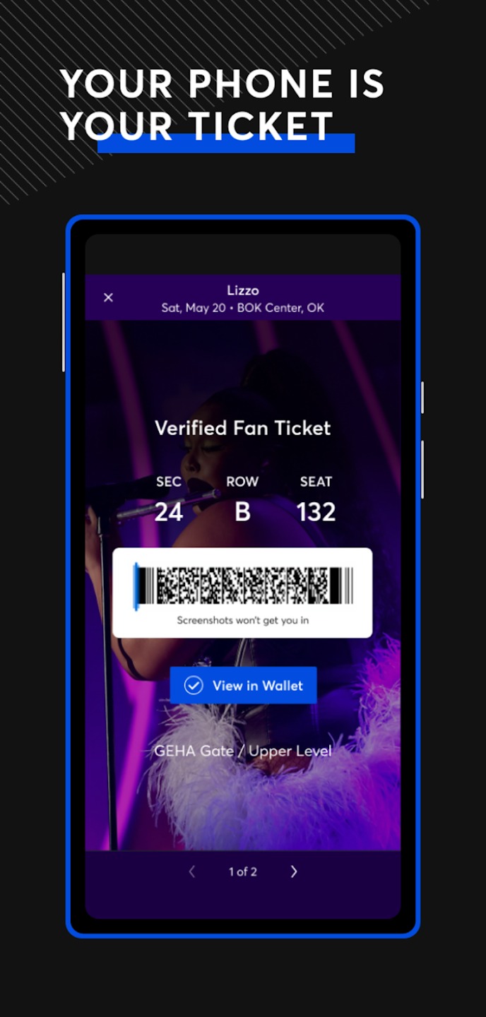 Ticketmaster�ٷ���301.0 2026 ��Ʊת�����н�ͼ