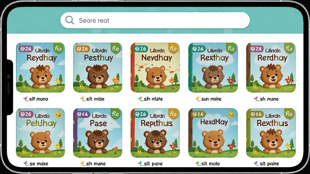 RAZ+��������չʾ������Ϊ��ͯӢ��汾�Ķ�APP��ҳ������Ϊ���������������׻汾ͼ���������У��Ű��������룬���Ϊ���¿�ͨ�磬ϸ�ڰ�����ɫ�汾���桢�ּ���ǩ����ͨ�����ͼ�����ʸ��壬�ɾ����޶���Ԫ��